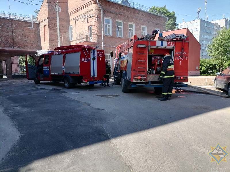 На улице Зеньковой в Витебске горела квартира