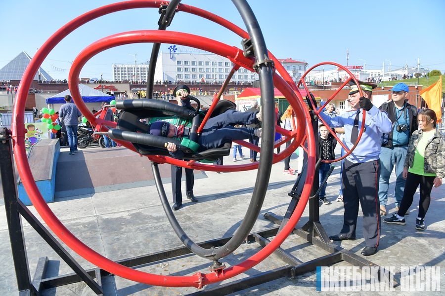 Интерактивная локация по безопасности работала во время «Дажынак-2020» в Витебске