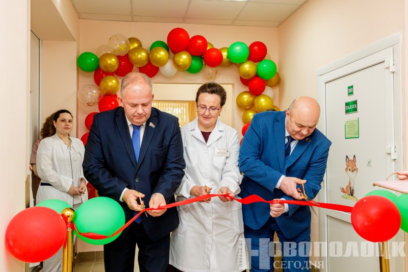 Педиатрическое отделение центральной городской больницы Новополоцка вновь принимает маленьких пациентов после ремонта