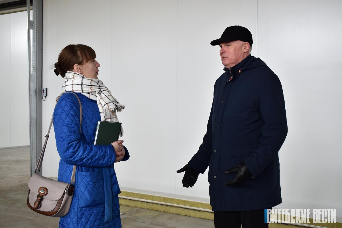 В Глубоком продолжается строительство завода по производству масел, смазочных материалов и специальных жидкостей