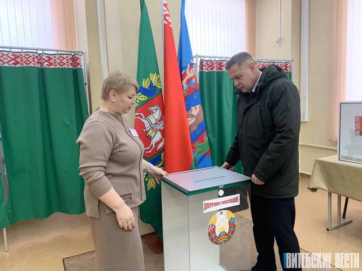 В Железнодорожном районе Витебска проверили готовность участков для голосования к выборам Президента