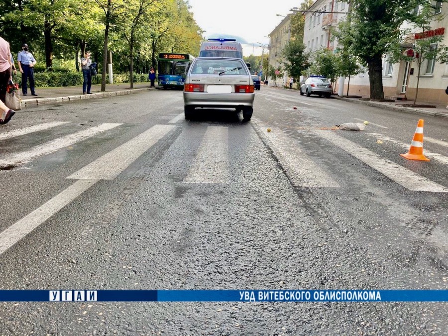 Легковушка сбила 42-летнюю женщину на нерегулируемом переходе в Витебске