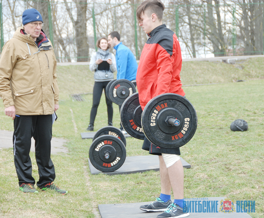 Соревнования по кроссфиту и мастер-класс по американскому футболу провели в Витебске (+ФОТО, ВИДЕО)