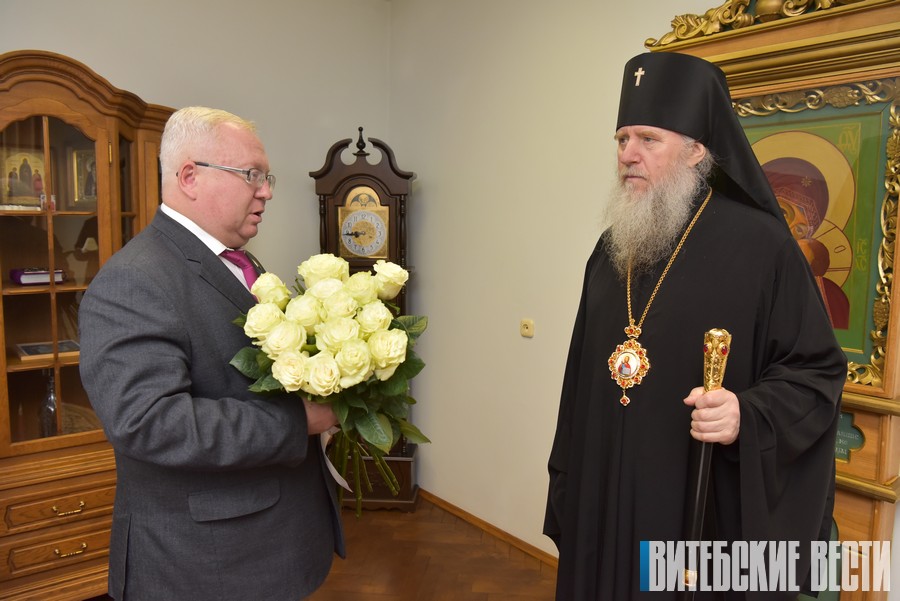 Пребывайте в любви и добре. Глава депутатского корпуса Витебской области встретился с архиепископом Витебским и Оршанским Димитрием