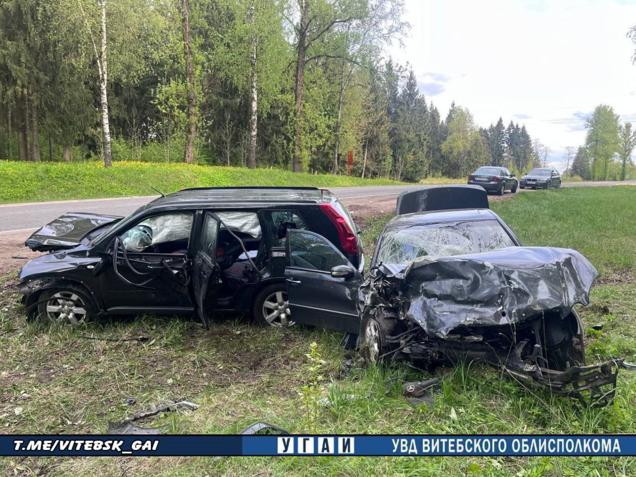 В Витебском районе произошло ДТП: четверо в больнице