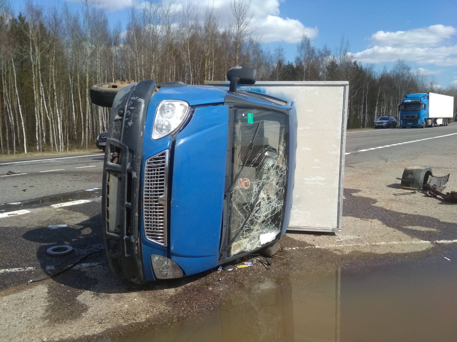 В ДТП под Витебском пострадал водитель легковушки