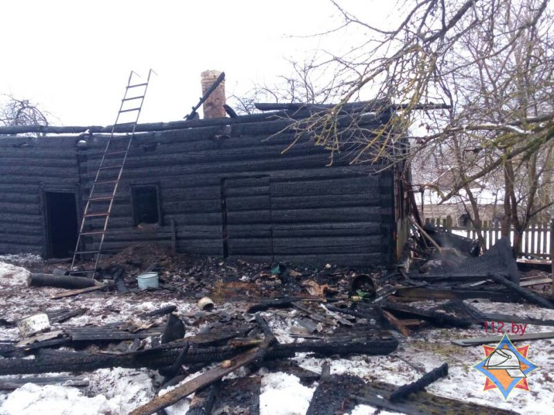 На пожаре в Толочинском районе погибло два человека