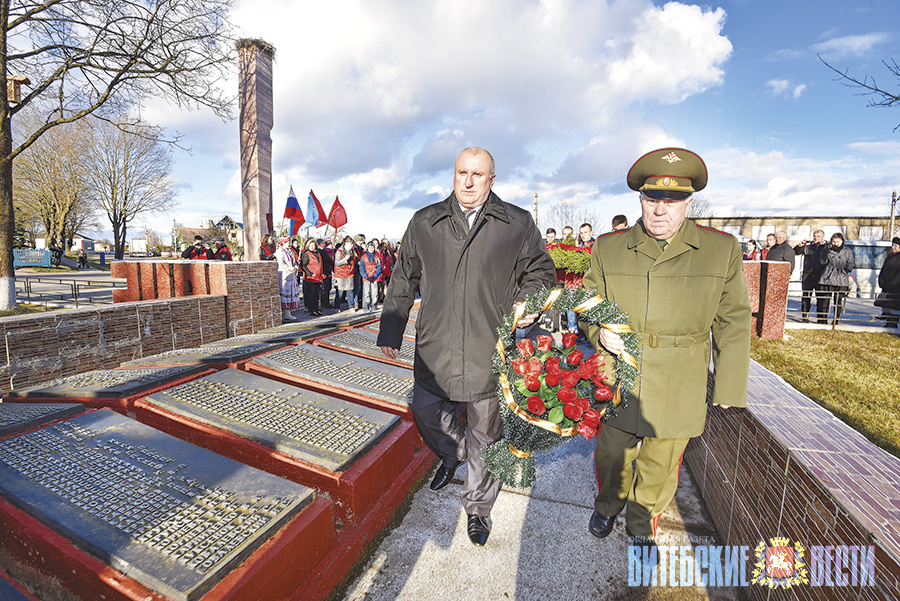 Россонский и Полоцкий районы вошли в маршрут историко-патриотической питерской делегации по местам воинской славы России и Беларуси