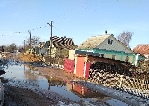 Асфальтирование дороги в частном секторе в Витебске запланировано на лето. Власть ответила на жалобу местных жителей