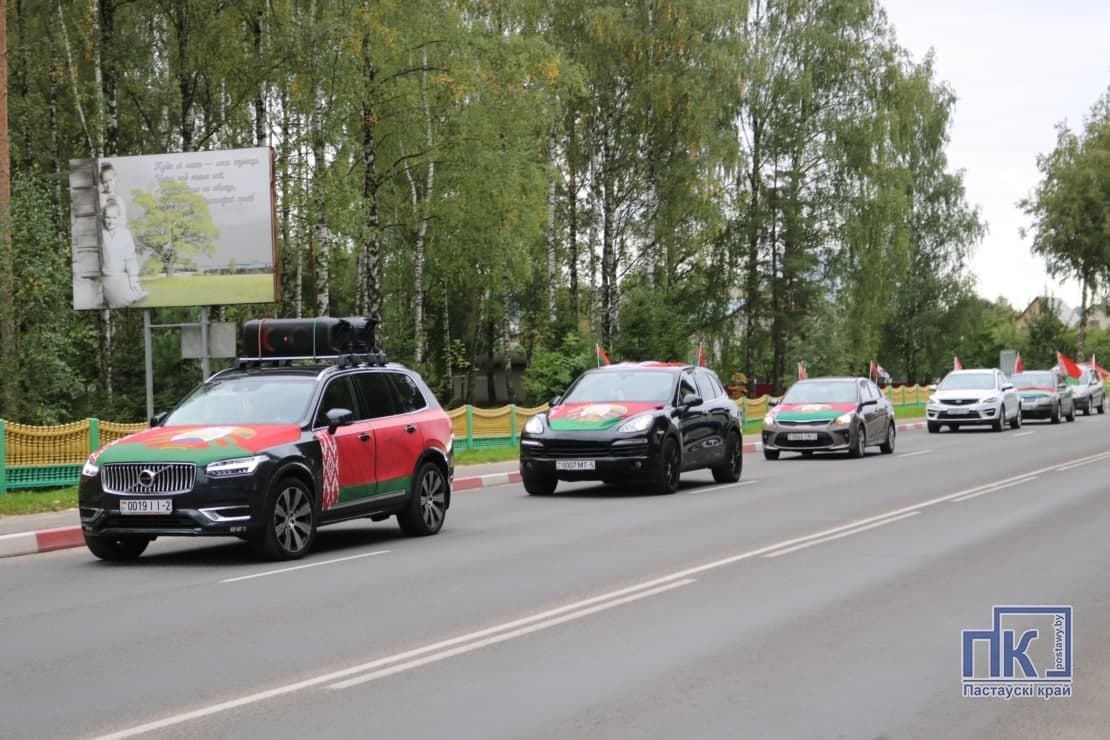 Витебская область приняла эстафету республиканского автопробега «Символ единства»