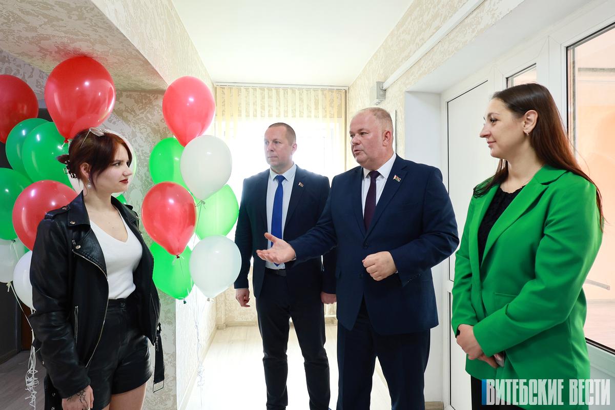 Комфорт для медработников. В Витебске завершен ремонт двух этажей общежития ВОКБ