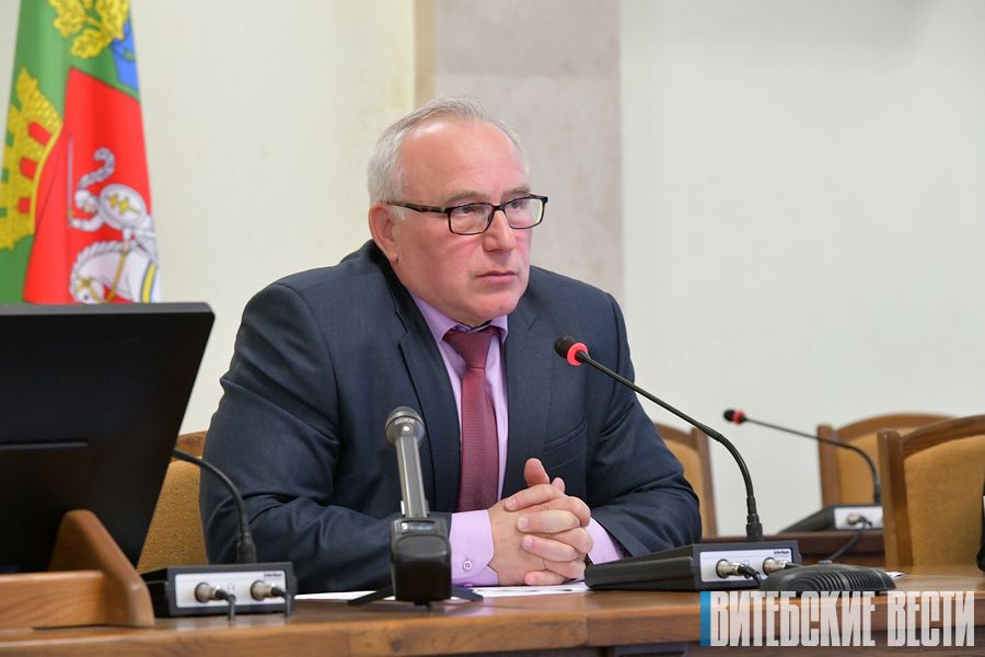 Глава Витебской области Николай Шерстнёв провел пресс-конференцию для представителей республиканских и региональных СМИ 