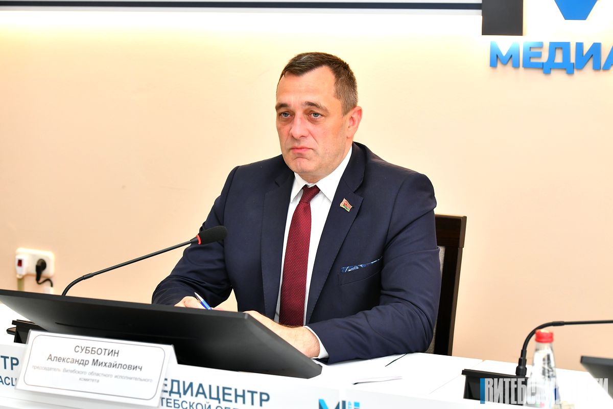 Александр Субботин проведет прямую телефонную линию с жителями Витебской области 14 июня
