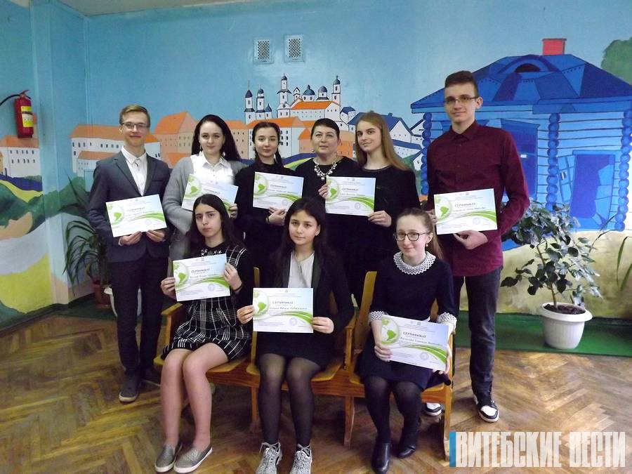 Витебские школьники пополнили ряды волонтёров проекта «Экология на пальцах»