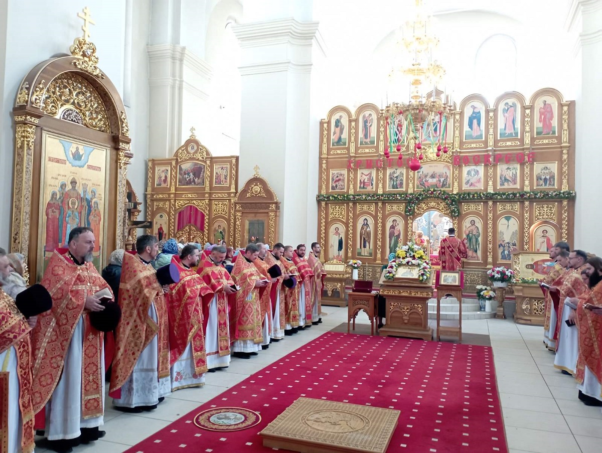 В Полоцке прошла божественная литургия в день кончины священномученика Константина