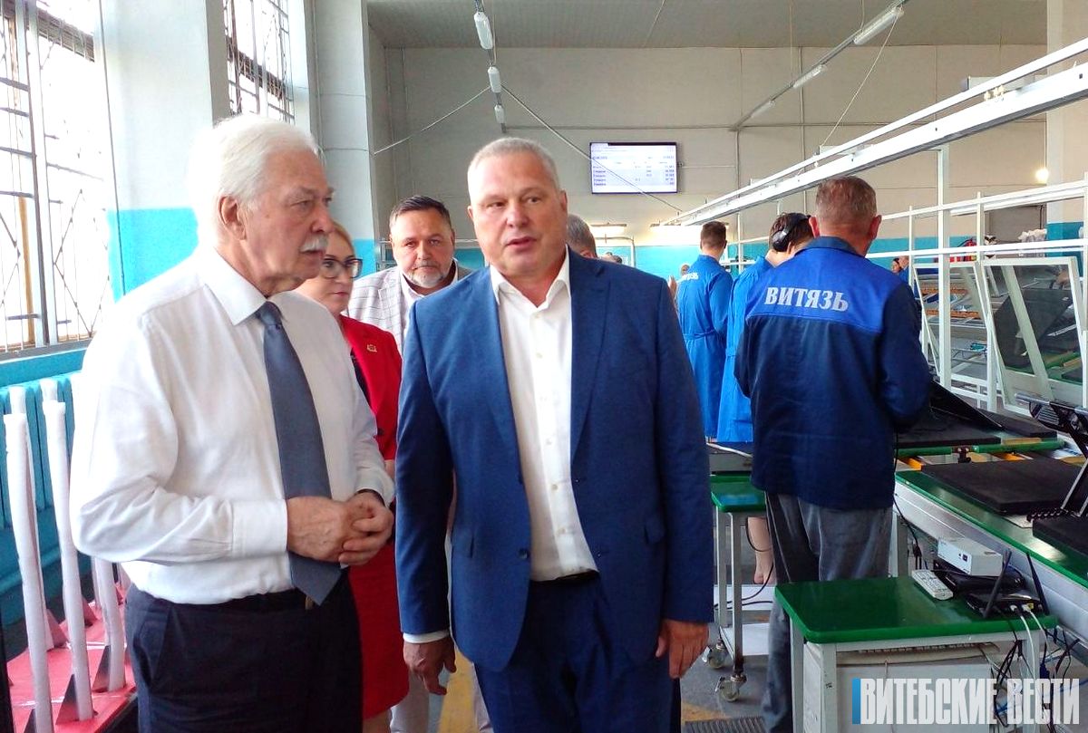 Борис Грызлов посетил витебские предприятия "Энергокомплект", "Витязь", "Полимерконструкция"