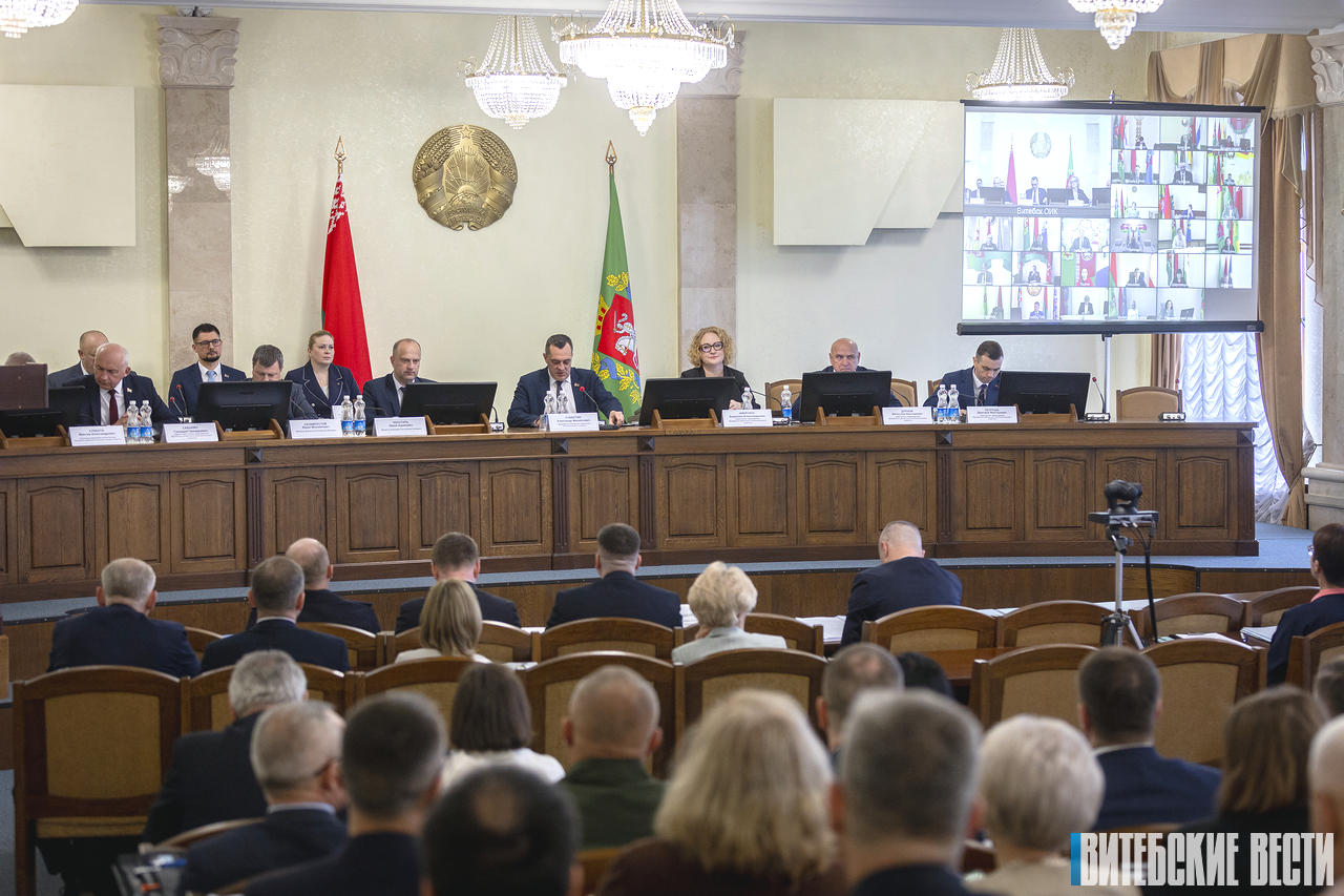 В Витебске обсудили вопросы социально-экономического развития области за І квартал 2025 года