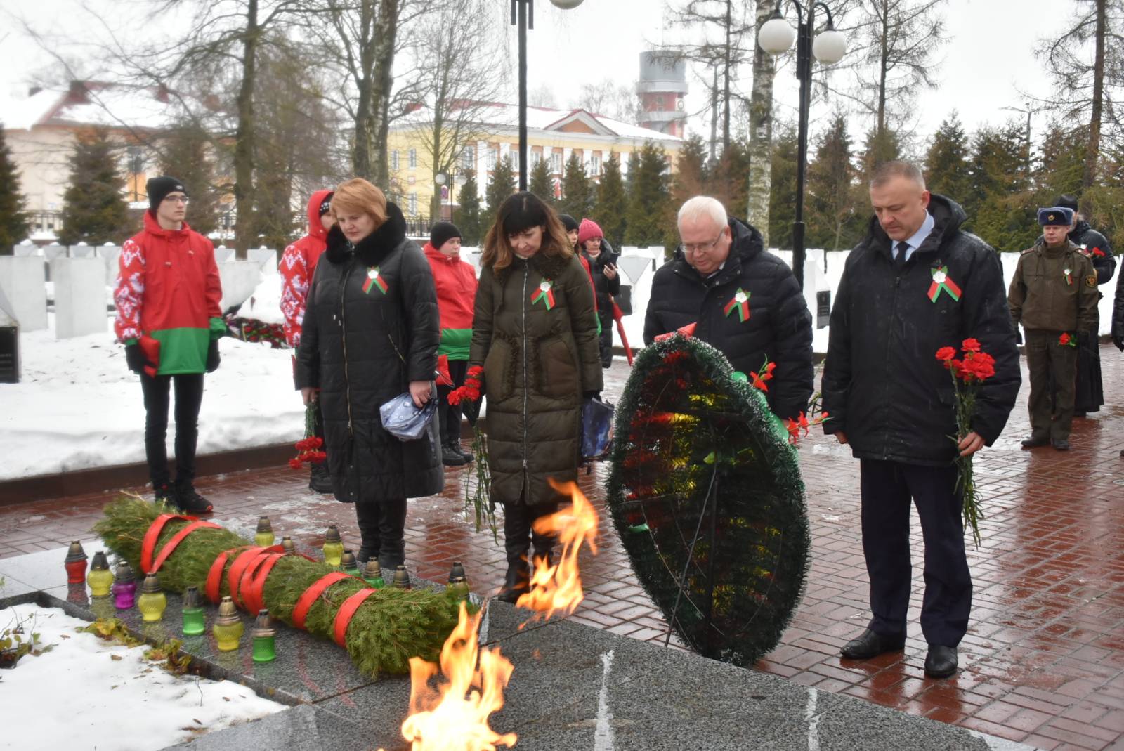 В Городке отмечают 79-ю годовщину со дня освобождения региона т немецко-фашистских захватчиков