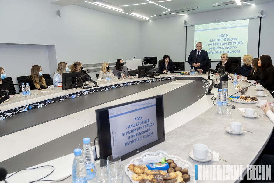 Николай Шерстнёв встретился со студентами и преподавателями Витебского госуниверситета
