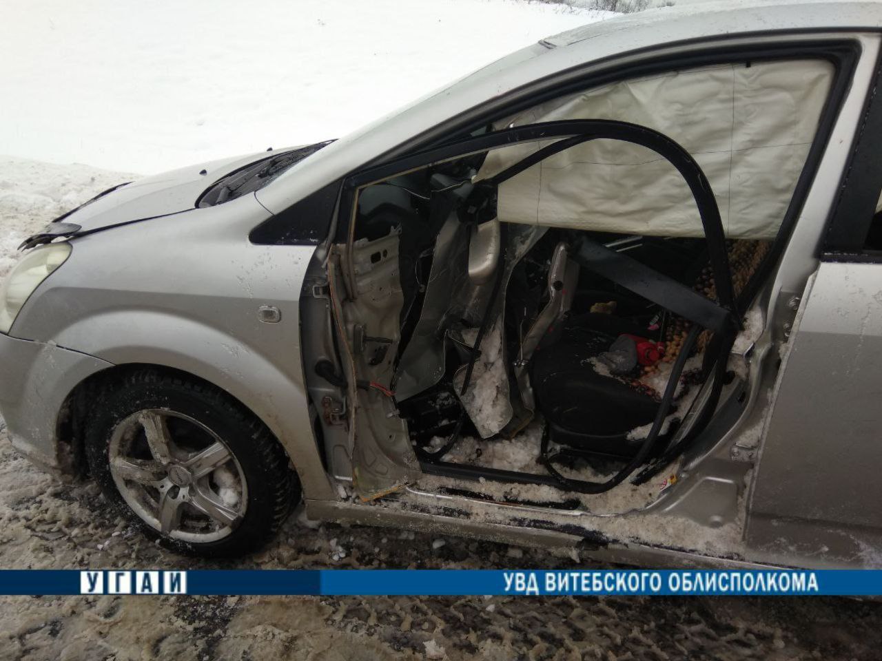 Водитель пострадал в ДТП в Витебском районе