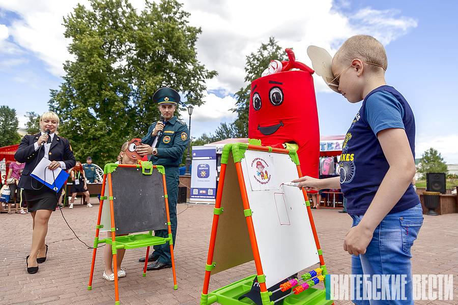 МЧС на площади Победы в Витебске проведет акцию к Дню защиты детей
