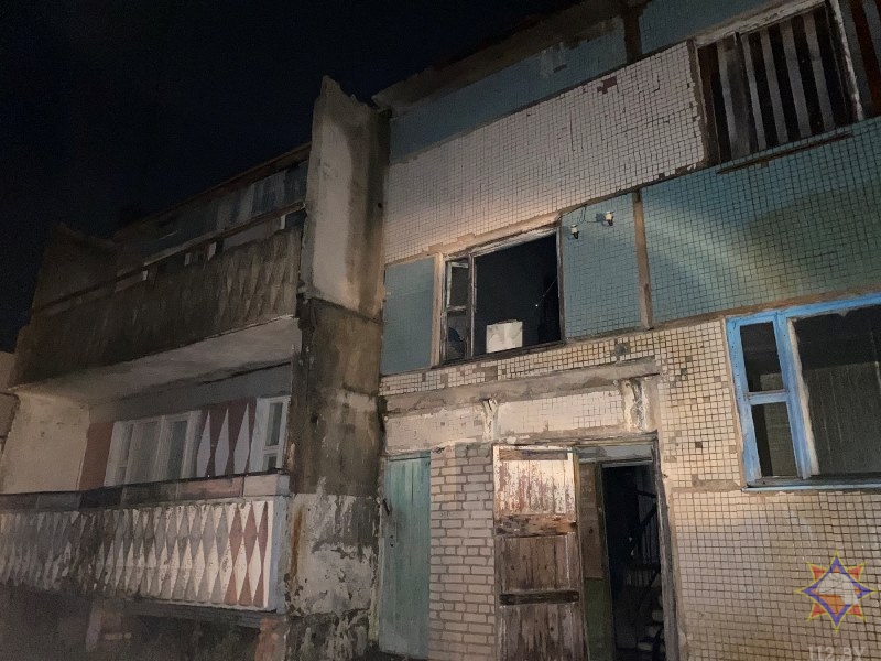 На пожаре в Витебском районе погиб мужчина