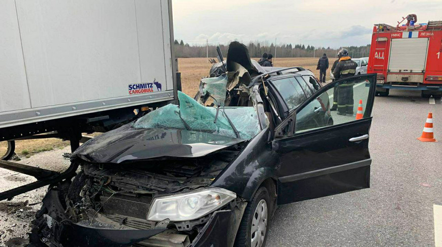 В ДТП в Лиозненском районе погиб пассажир легковушки