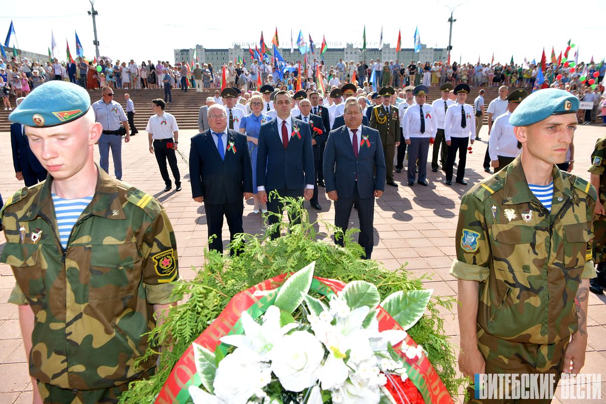 В Витебске отмечают главный праздник белорусской государственности — День Независимости Республики Беларусь