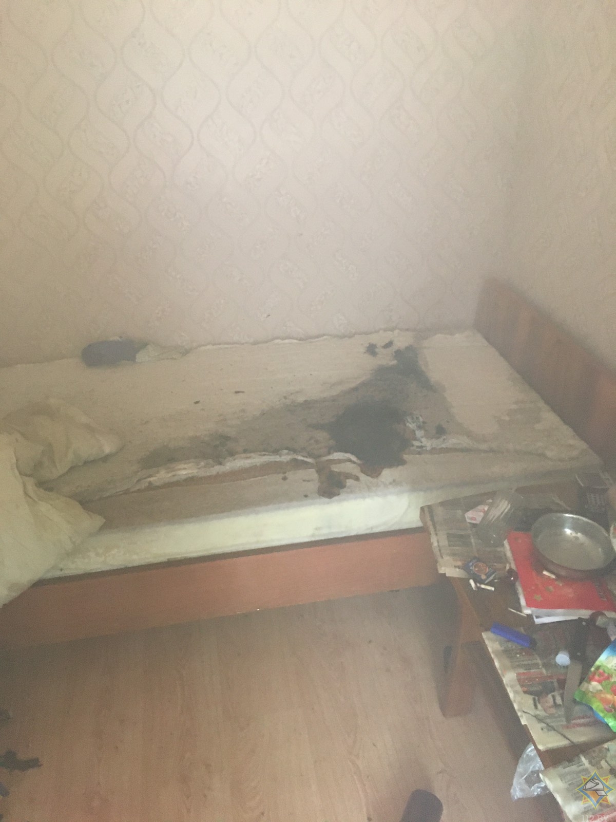 В Полоцке работники МЧС спасли на пожаре мужчину