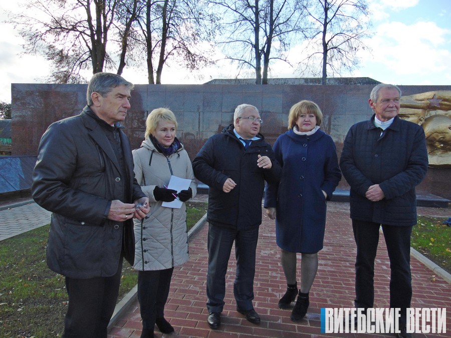 Мемориальный комплекс в Шапурах Витебского района предстанет в обновленном виде в начале ноября