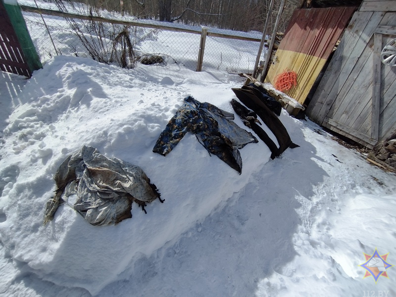 В Докшицком районе во время топки печи на пенсионерке загорелась одежда