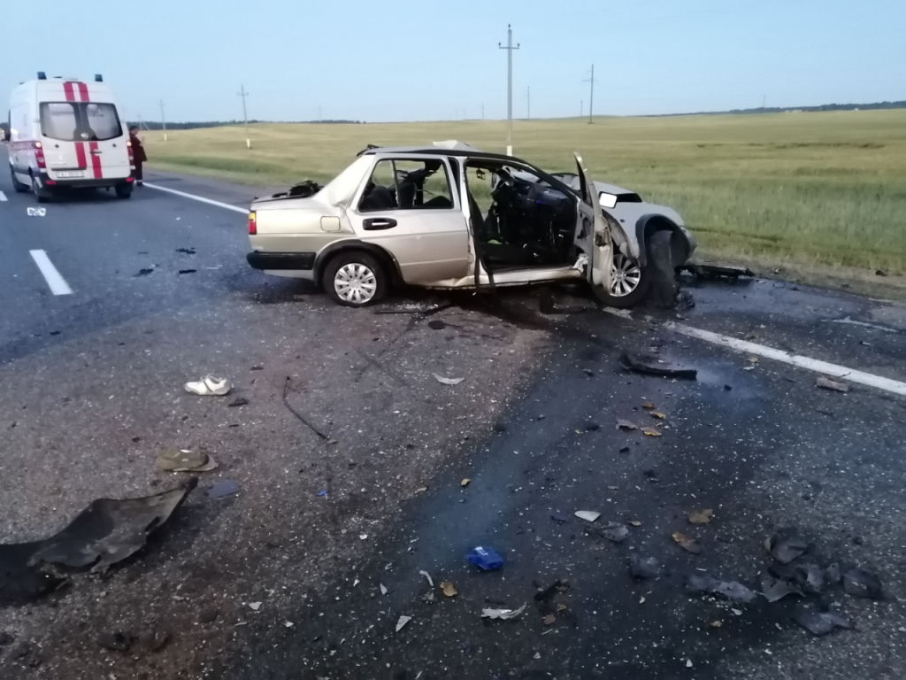 В Оршанском районе в лобовом ДТП погибли два человека