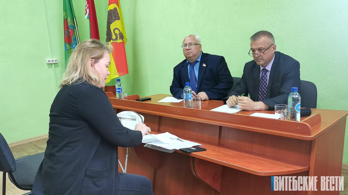 Выездной прием граждан в Городокском районе провел председатель областного Совета депутатов Владимир Терентьев