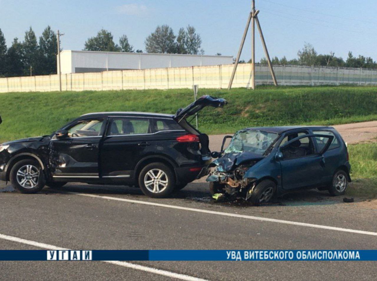 Под Витебском столкнулись легковушки, пострадали два человека