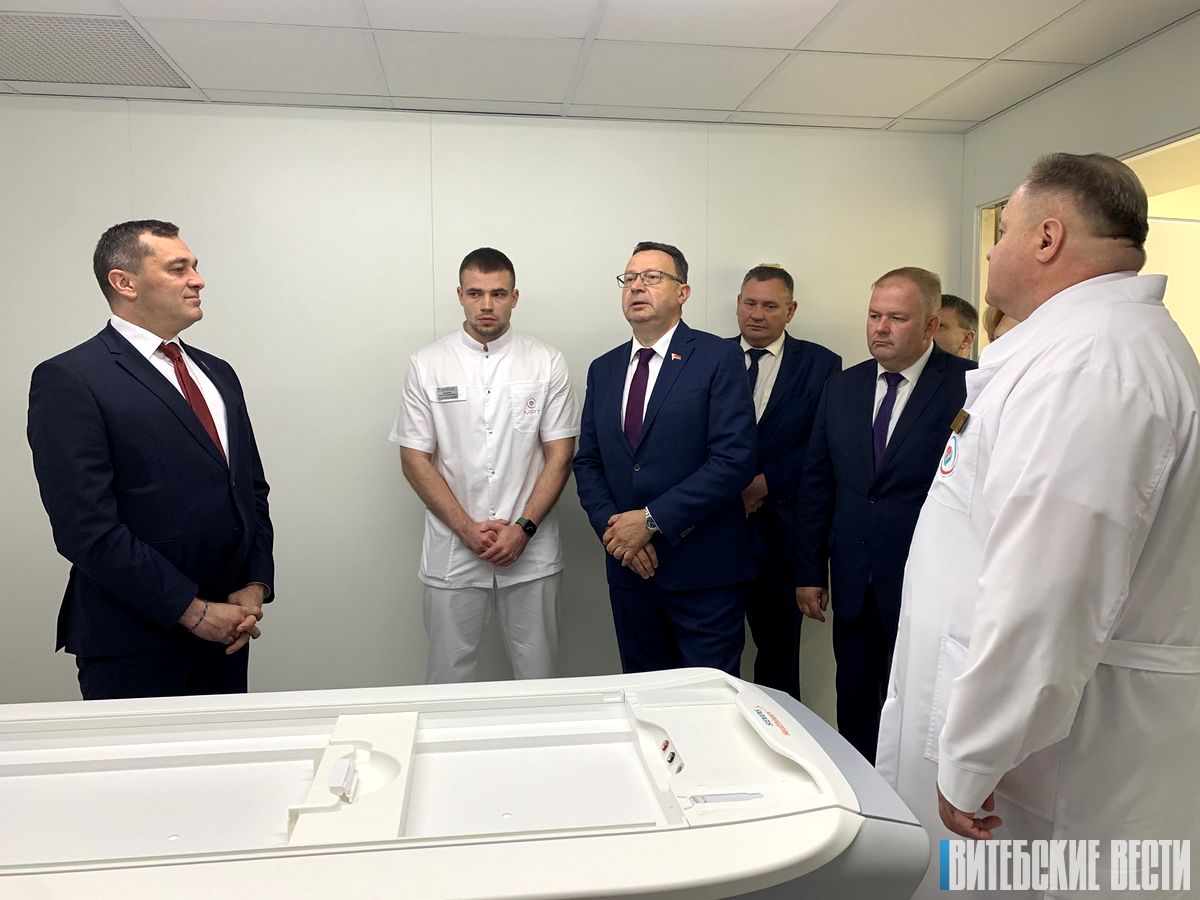 В городской больнице №1 им. Семашко в Орше открылось отделение магнитно-резонансной томографии
