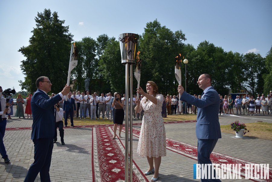 В агрогородок Верховье Бешенковичского района проведён природный газ