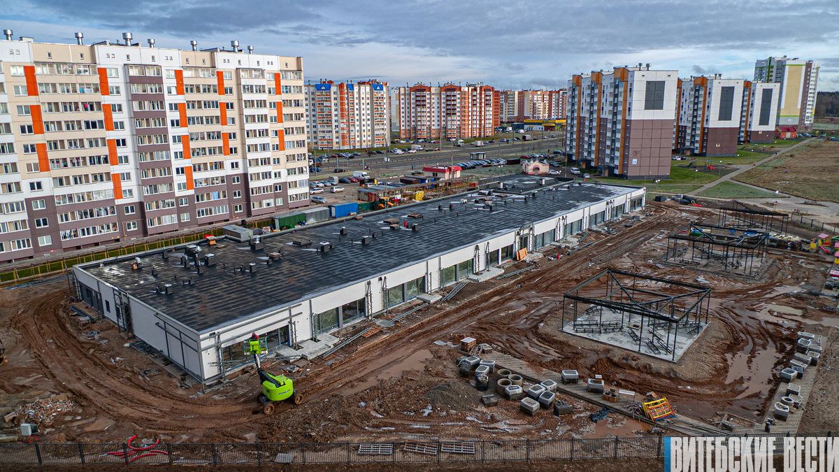 В Витебске завершается строительство детсада по уникальной для города технологии 