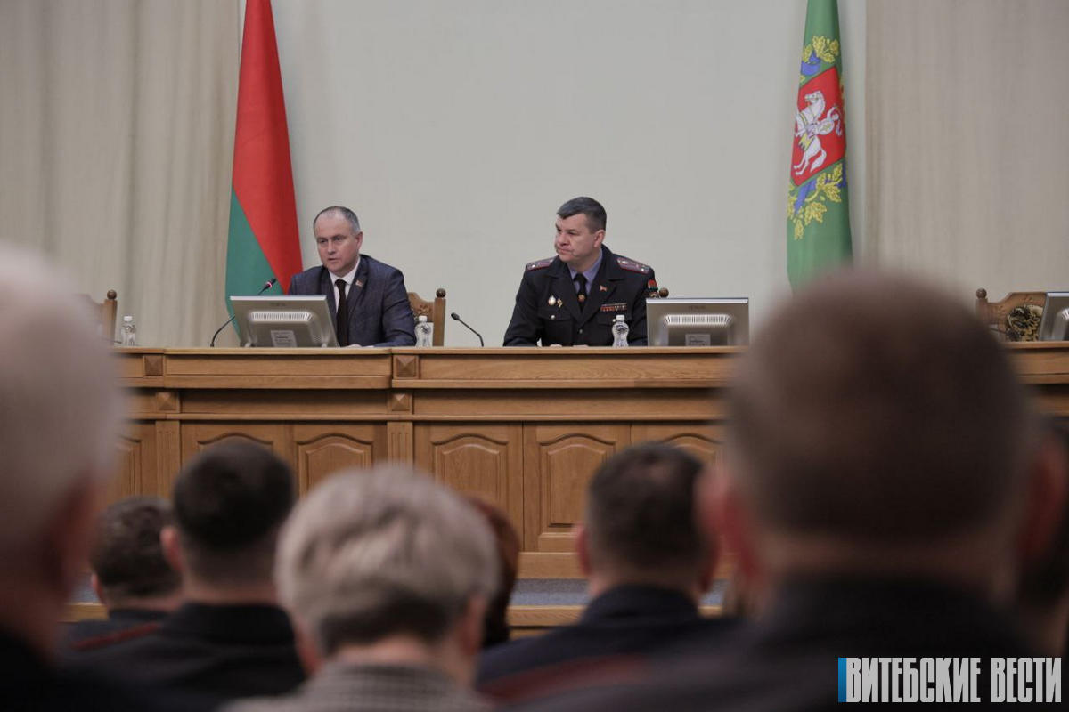 Семинар-совещание с представителями штабов добровольных дружин Витебской области состоялся в облисполкоме