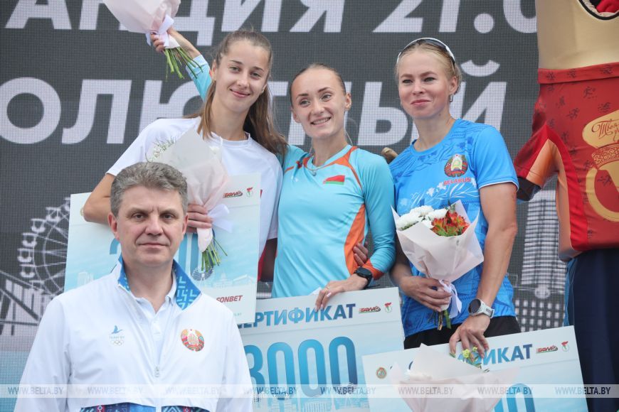 Спортсменка из Витебска завоевала медаль на полумарафоне в Минске