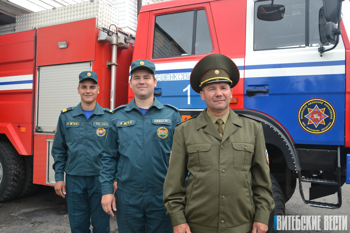 Династия спасателей в Бешенковичском районе насчитывает уже 30 лет