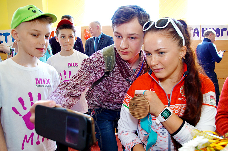 Паралимпийская чемпионка Лидия Графеева посетила родной Новолукомль 