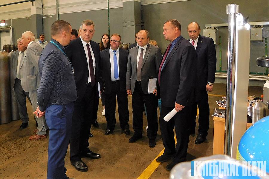 Заместитель премьер-министра Республики Беларусь Юрий Назаров посетил промышленные предприятия в Орше