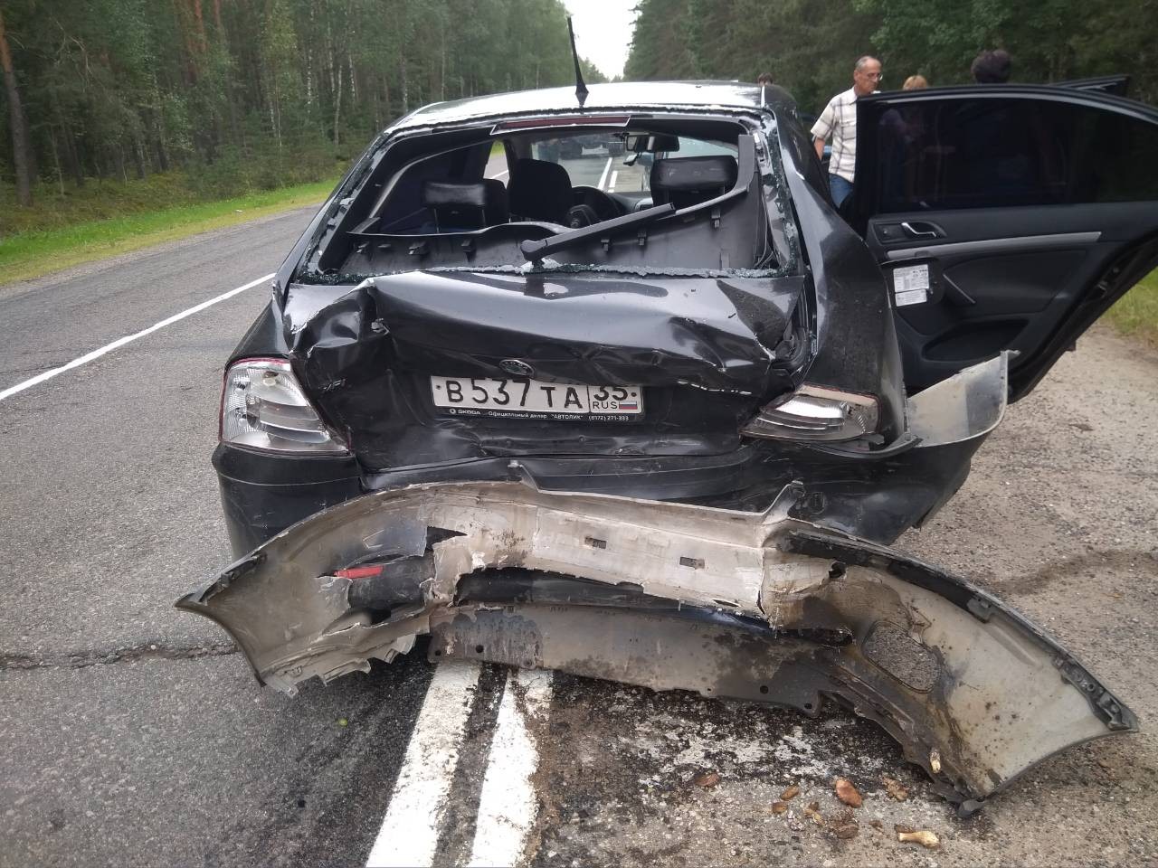 Под Сенно столкнулись две попутки, есть пострадавший