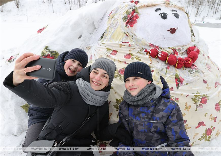 ФОТОФАКТ: В Витебске прошел зимний культурно-спортивный праздник "Зимние старты-2021"