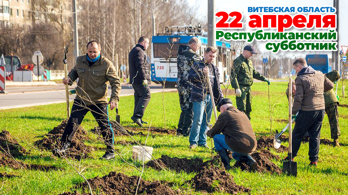 Как проходит республиканский субботник в Витебской области? (ОБНОВЛЯЕТСЯ)