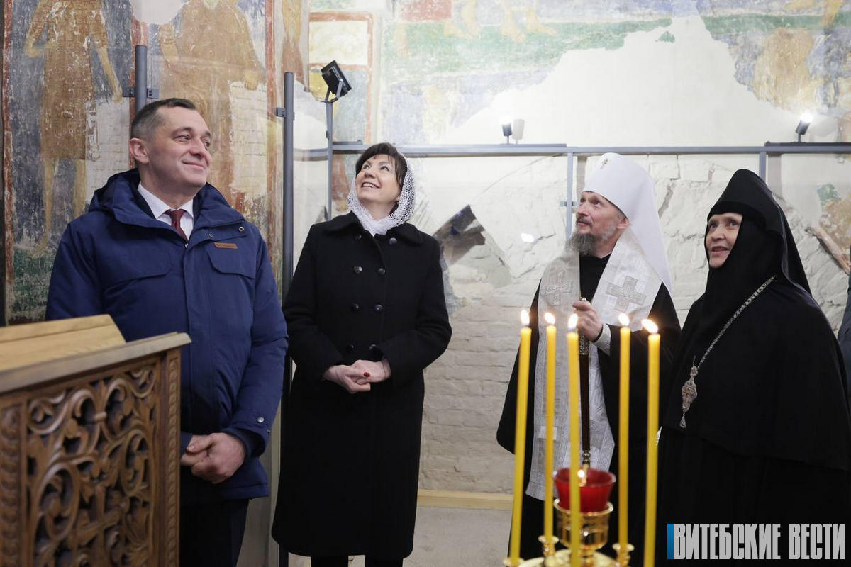 Наталья Кочанова на открытии Спасо-Преображенского храма в Полоцке: «Это духовные корни, духовная ценность нашей Беларуси»