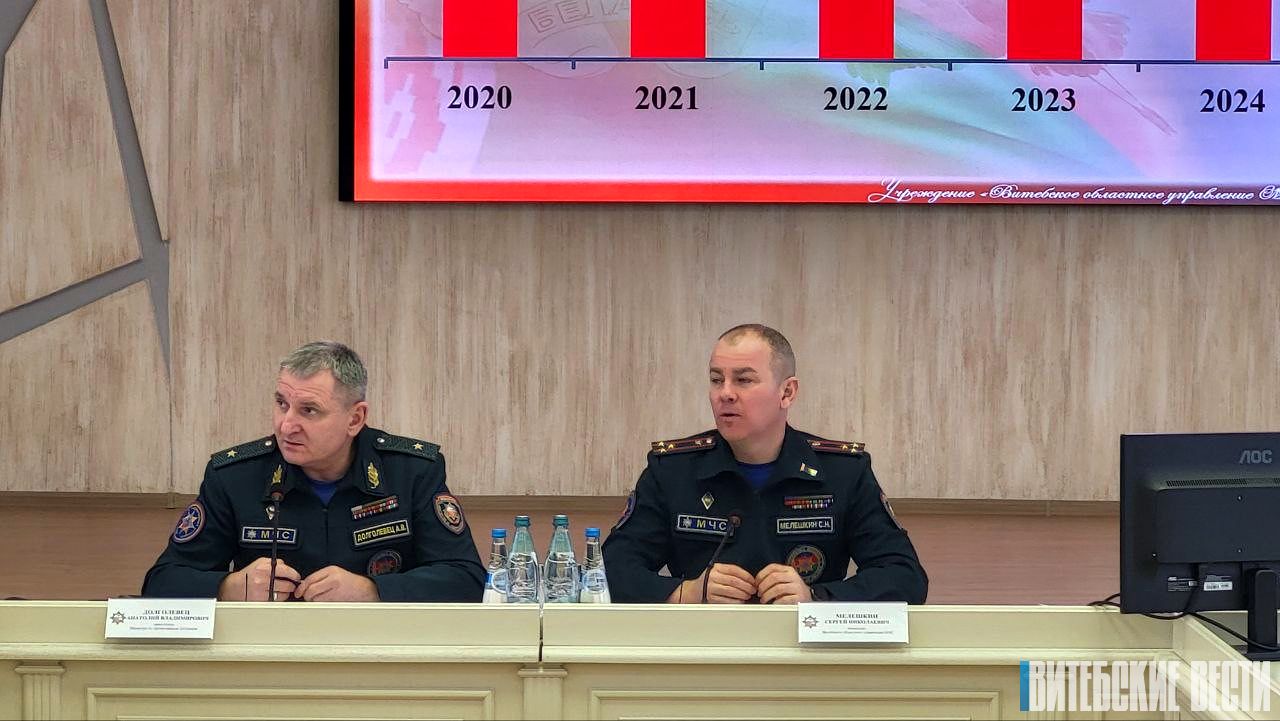 В Орше спасатели Витебской области подводят итоги работы за 2024 год