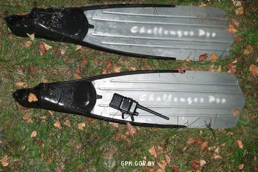 В Браславском районе подводный охотник пытался незаконно пересечь латвийскую границу