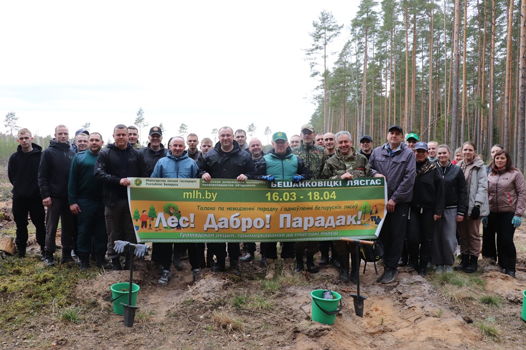 Сотрудники МЧС Витебской области приняли участие в акции «Лес! Дабро! Парадак!» 
