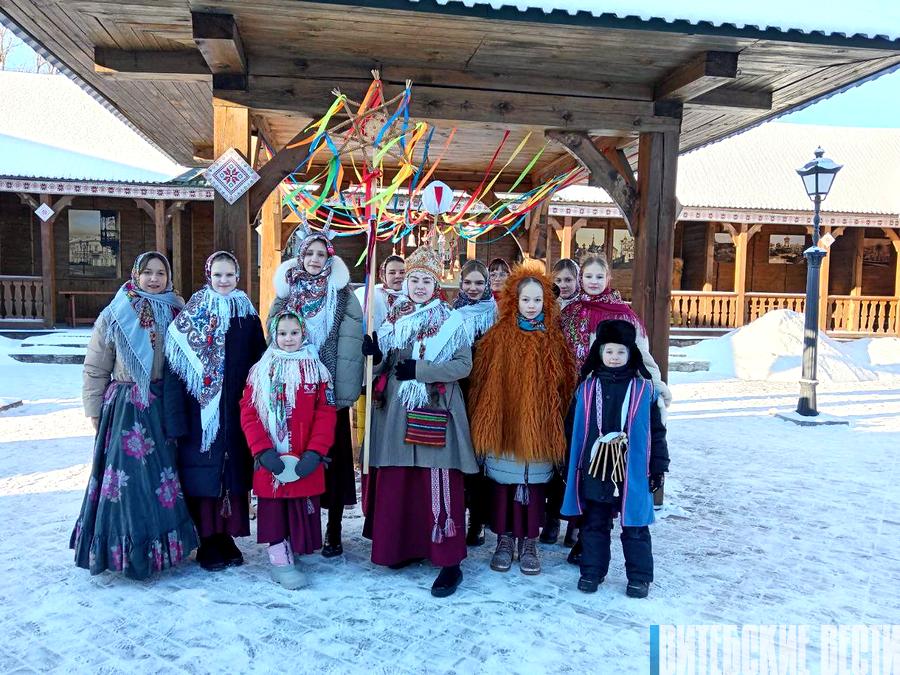 С песнями, забавами и угощениями отпраздновали жители и гости Витебска колядки 